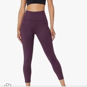 NWT CORE IO high waisted, eggplant color leggings size SX.